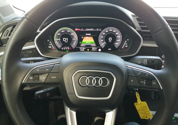 Audi Q3 cena 136900 przebieg: 18760, rok produkcji 2021 z Pasłęk małe 191